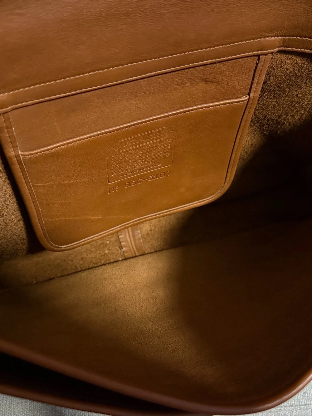 Vintage Coach Metropolitan 5180 British Tan